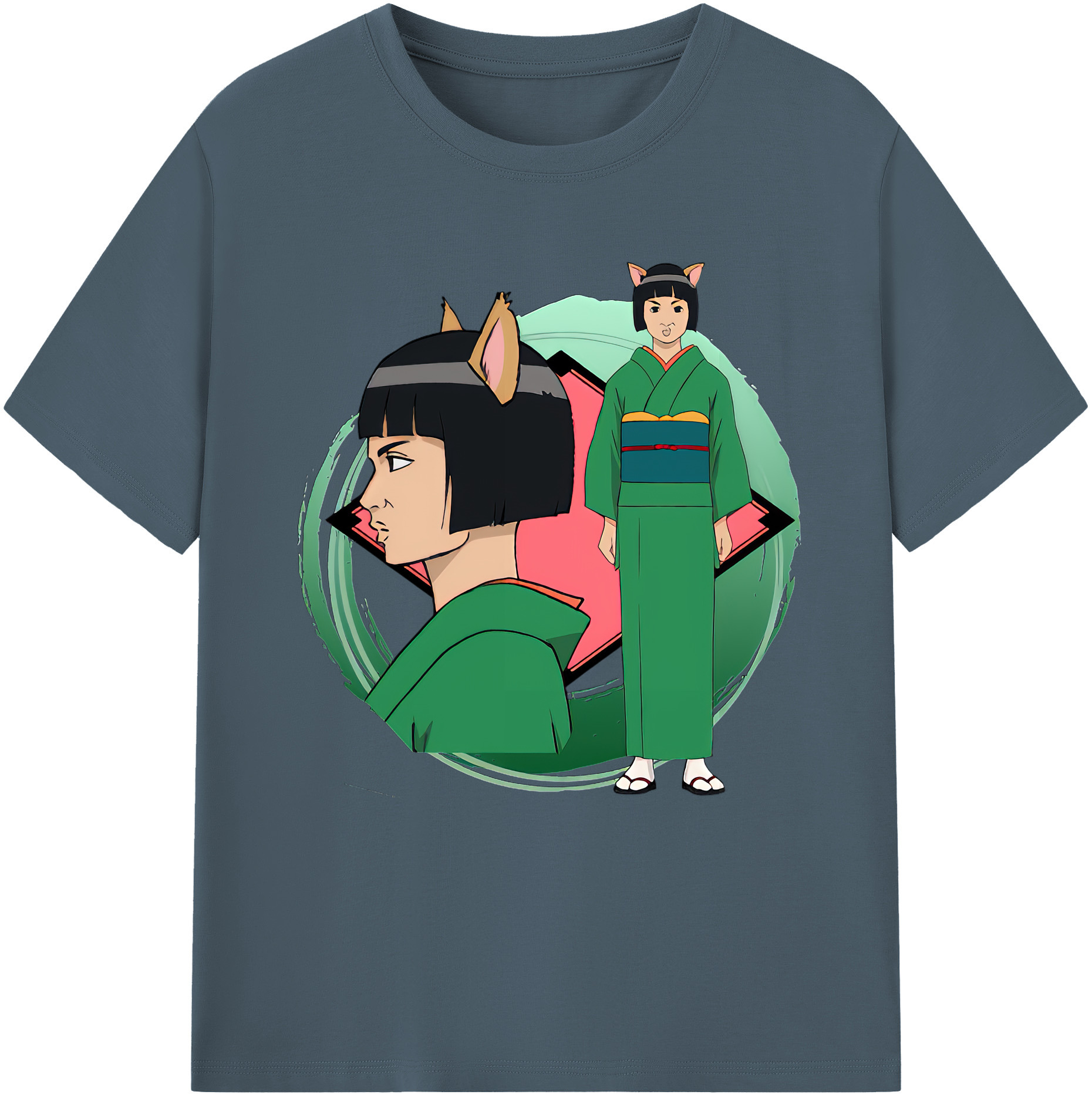 （画像用） ぎんたま 坂田銀時（さかたぎんとき） 神楽 志村新八（しむら しんぱち） GINTAMA Sakata Gintoki Kagura Shimura Shinpachi 綿100％半袖Tシャツ（フロントプリント）